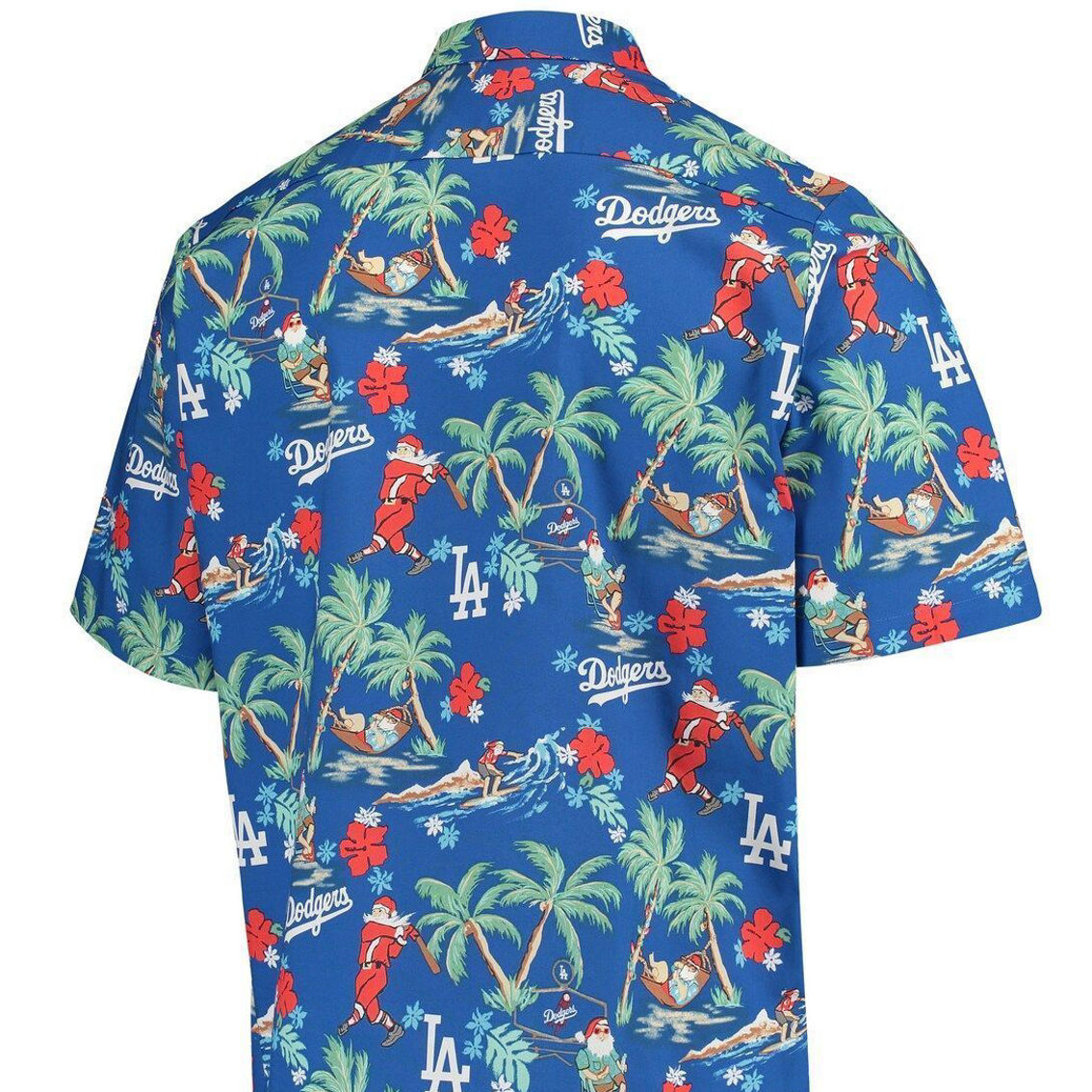 Reyn Spooner Men's Royal Los Angeles Dodgers Holiday Button-Up Shirt - Image 4 of 4