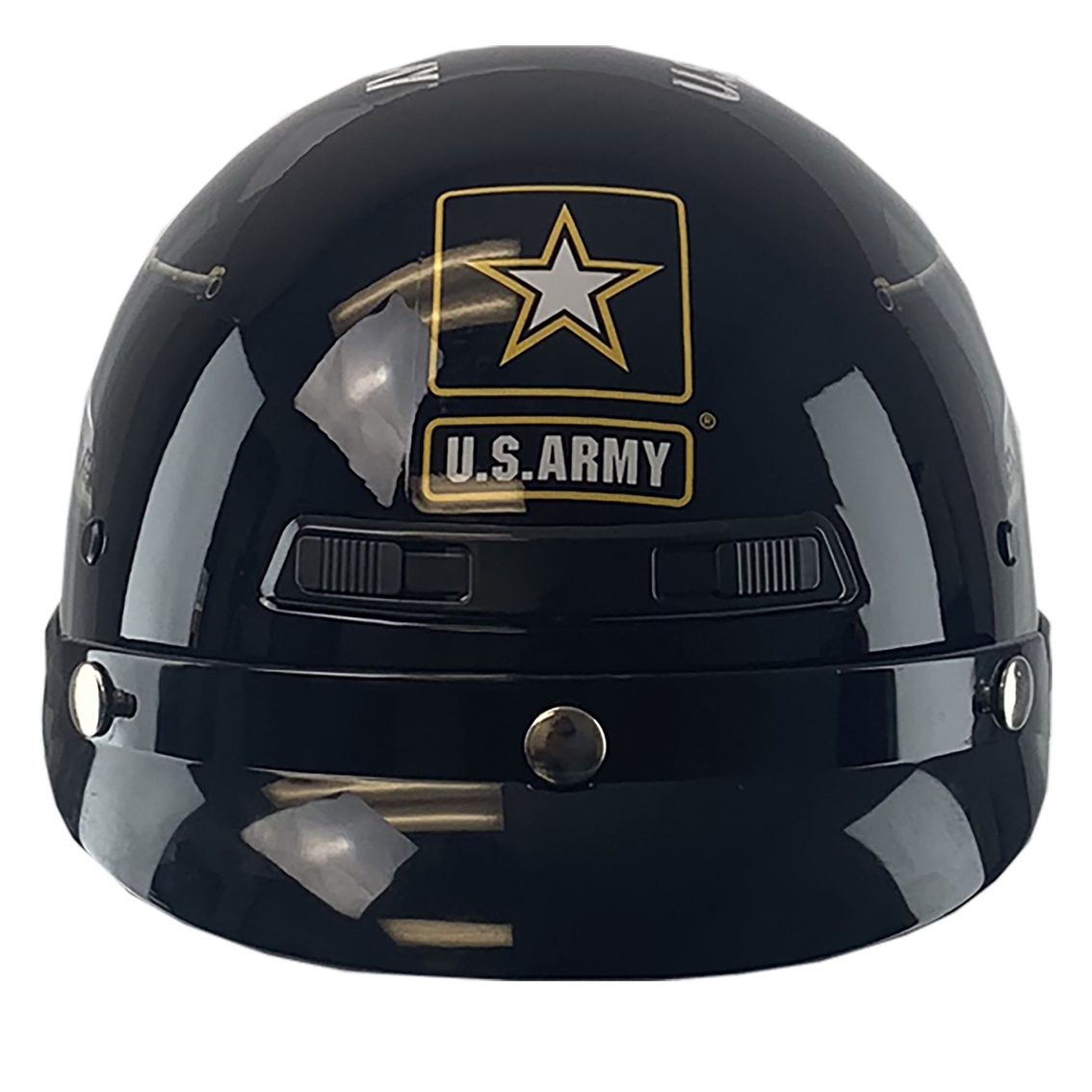 US Army Motorcycle Helmet - Image 2 of 2