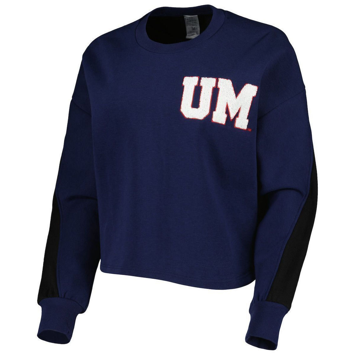 Gameday Couture Women's Navy Michigan Wolverines Back To Reality Colorblock Pullover Sweatshirt - Image 3 of 4