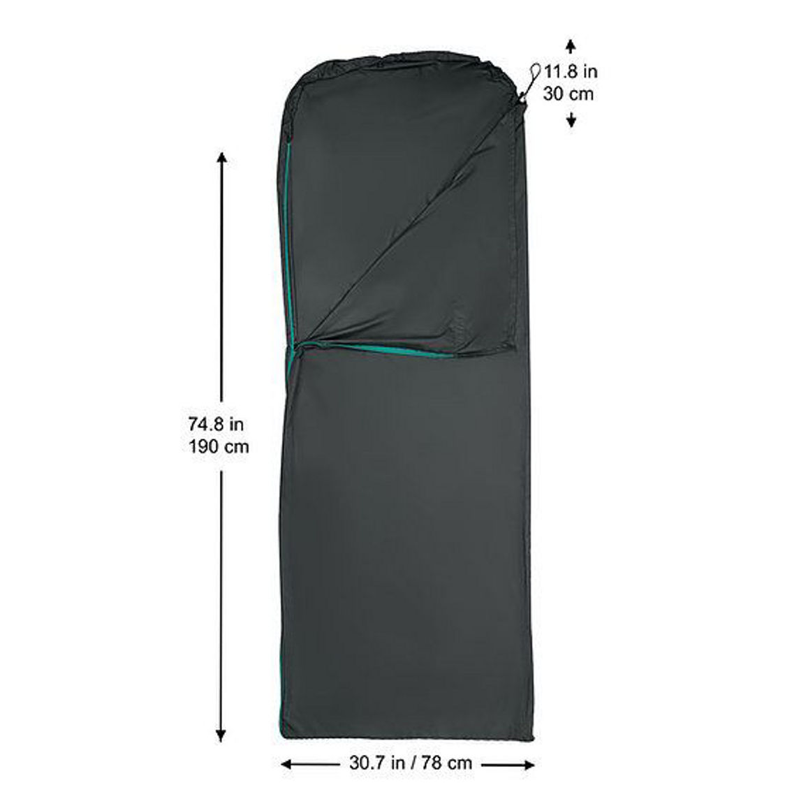 Chia Polyester Sleeping Bag Liner - Image 4 of 5