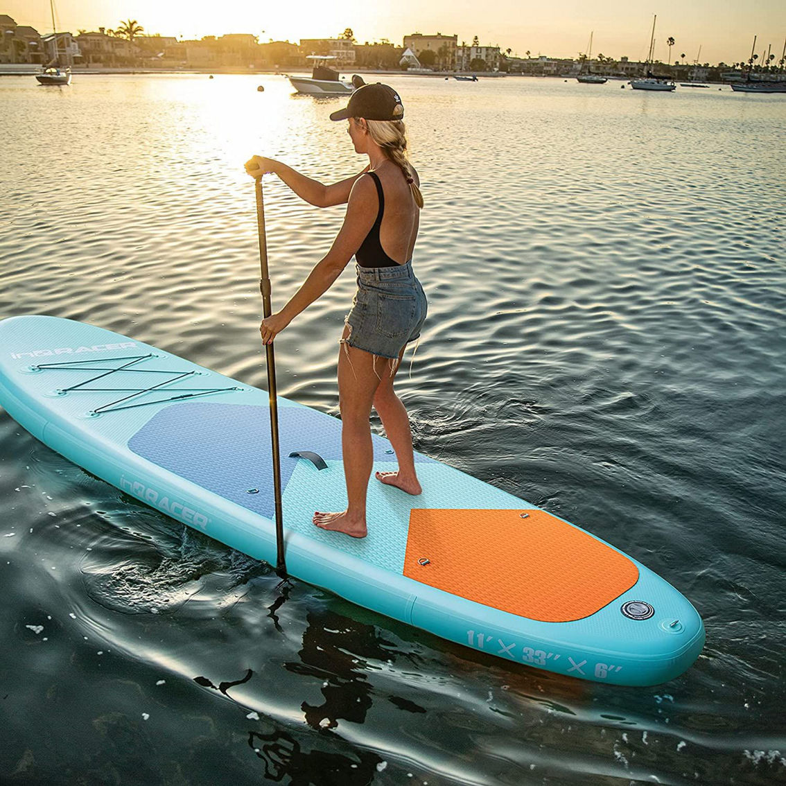 inQracer 11'X33''X6'' Inflatable Stand Up Paddle Board - Image 2 of 5