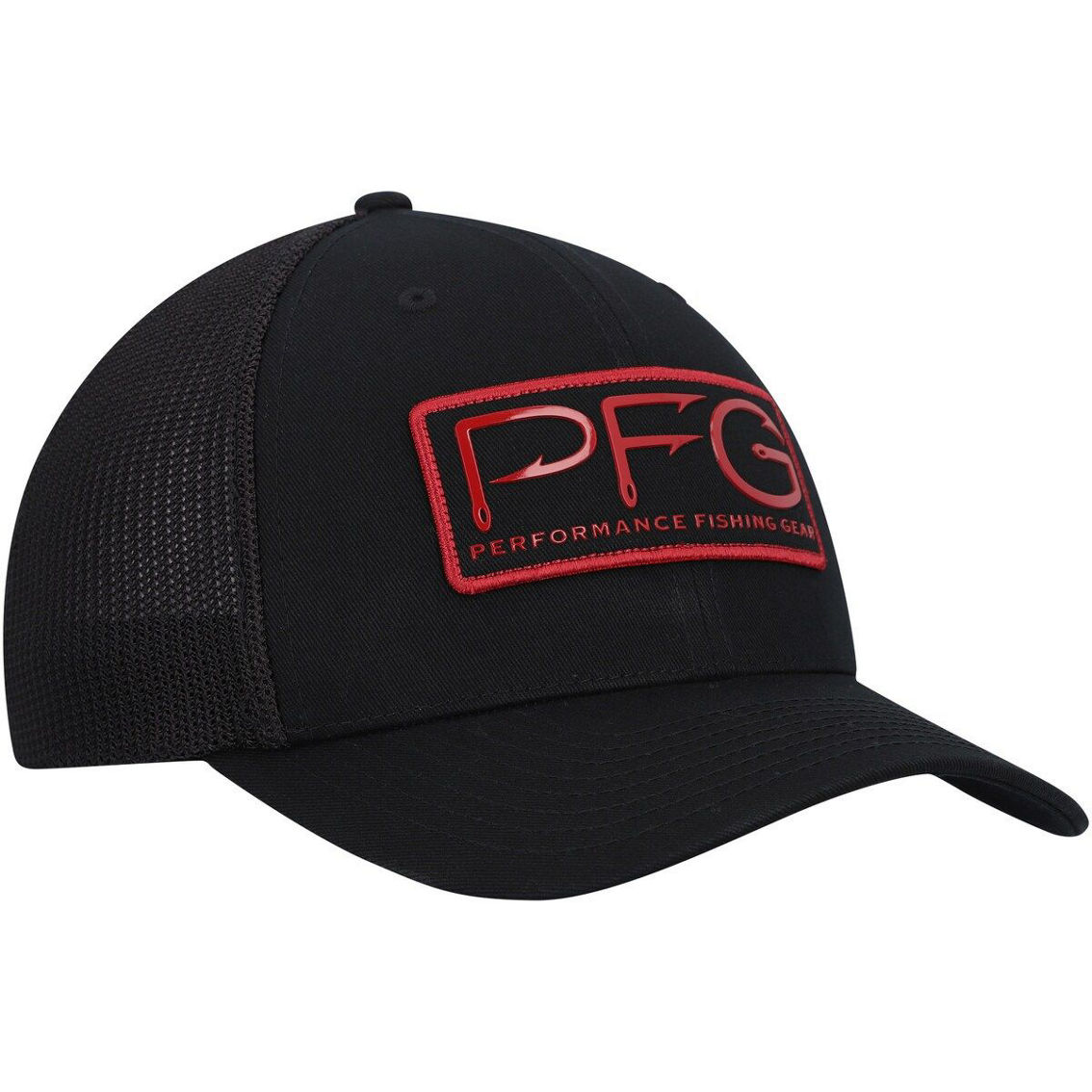 Columbia Men's Black South Carolina Gamecocks PFG Hooks Flex Hat - Image 4 of 4