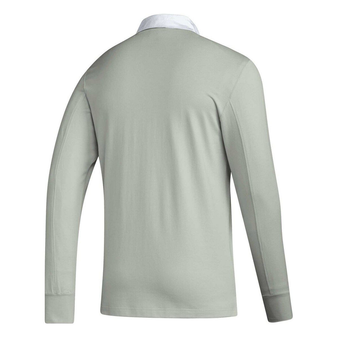 adidas Men's 2023 Player Gray Nashville SC Travel Long Sleeve Polo - Image 4 of 4