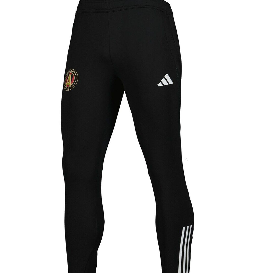 adidas Men's Black Atlanta United FC 2023 On-Field Team Crest AEROREADY Training Pants - Image 3 of 4