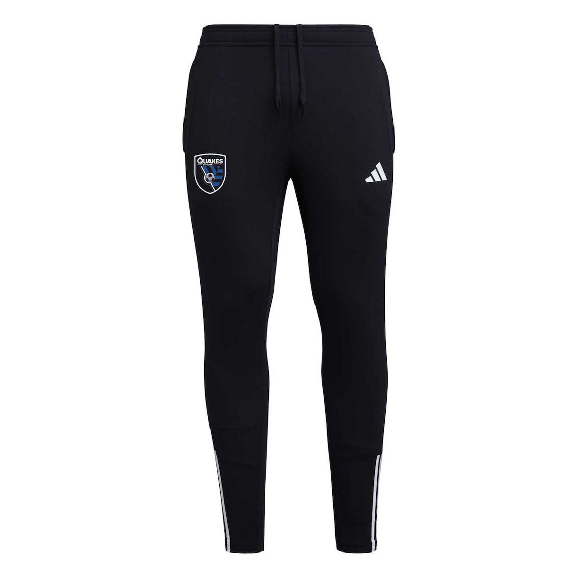 adidas Men's Black San Jose Earthquakes 2023 On-Field Team Crest AEROREADY Training Pants - Image 3 of 4
