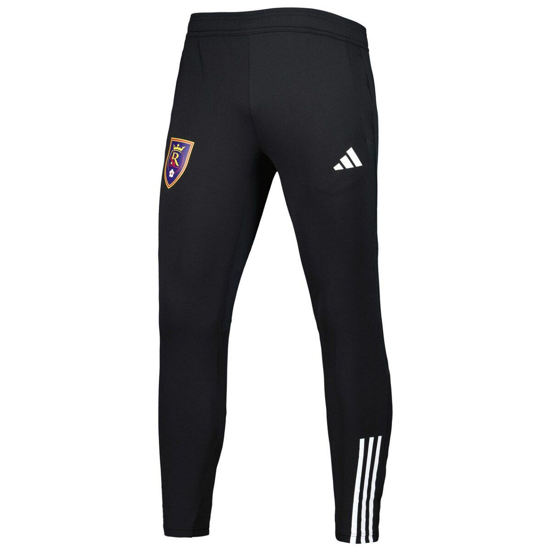 adidas Men's Black Real Salt Lake 2023 On-Field Team Crest AEROREADY Training Pants - Image 3 of 4
