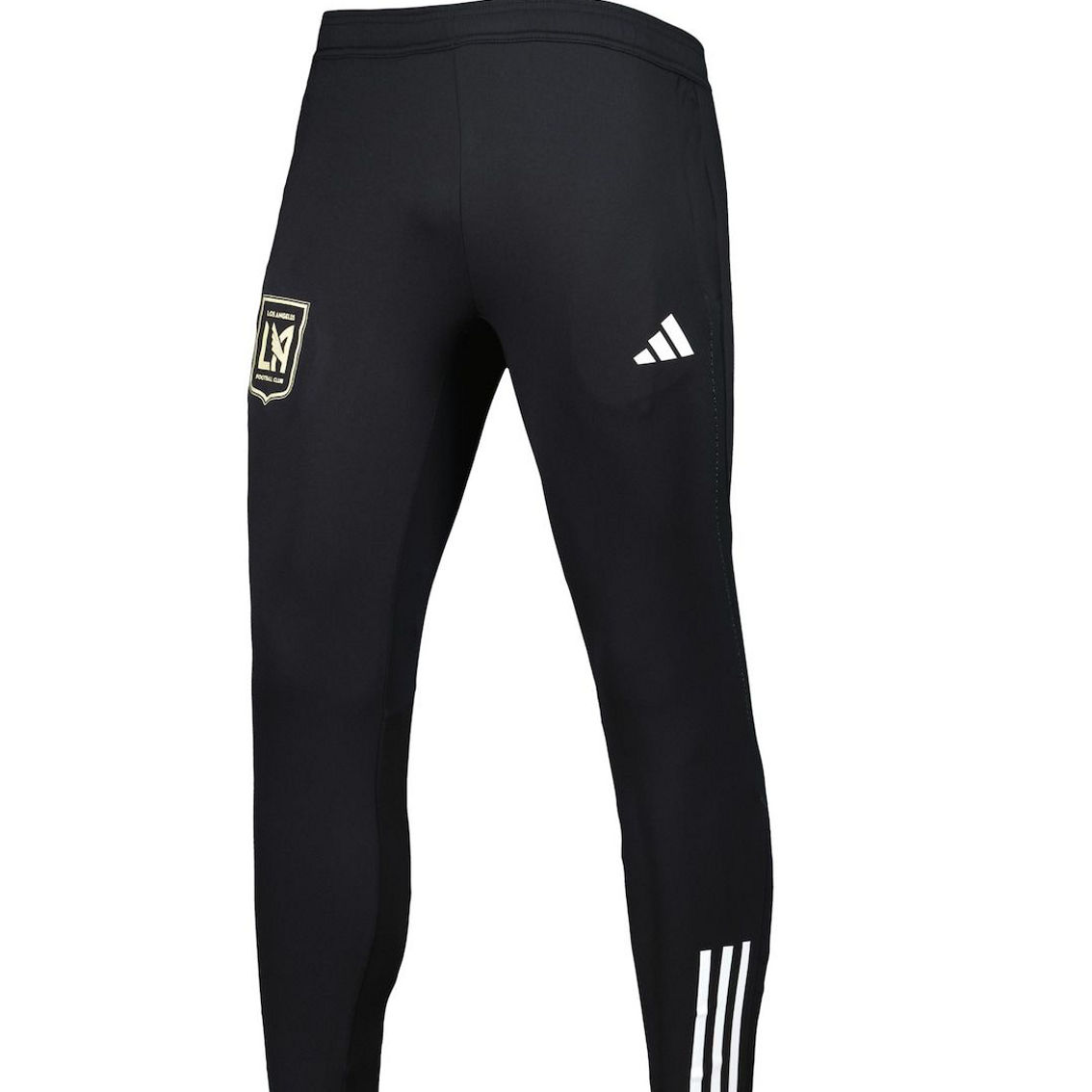 adidas Men's Black LAFC 2023 On-Field Team Crest AEROREADY Training Pants - Image 3 of 4