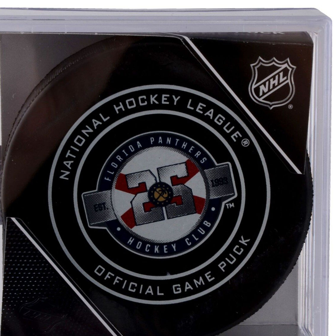 Fanatics Authentic Florida Panthers Unsigned 25th Anniversary Season Official Game Puck - Image 3 of 3