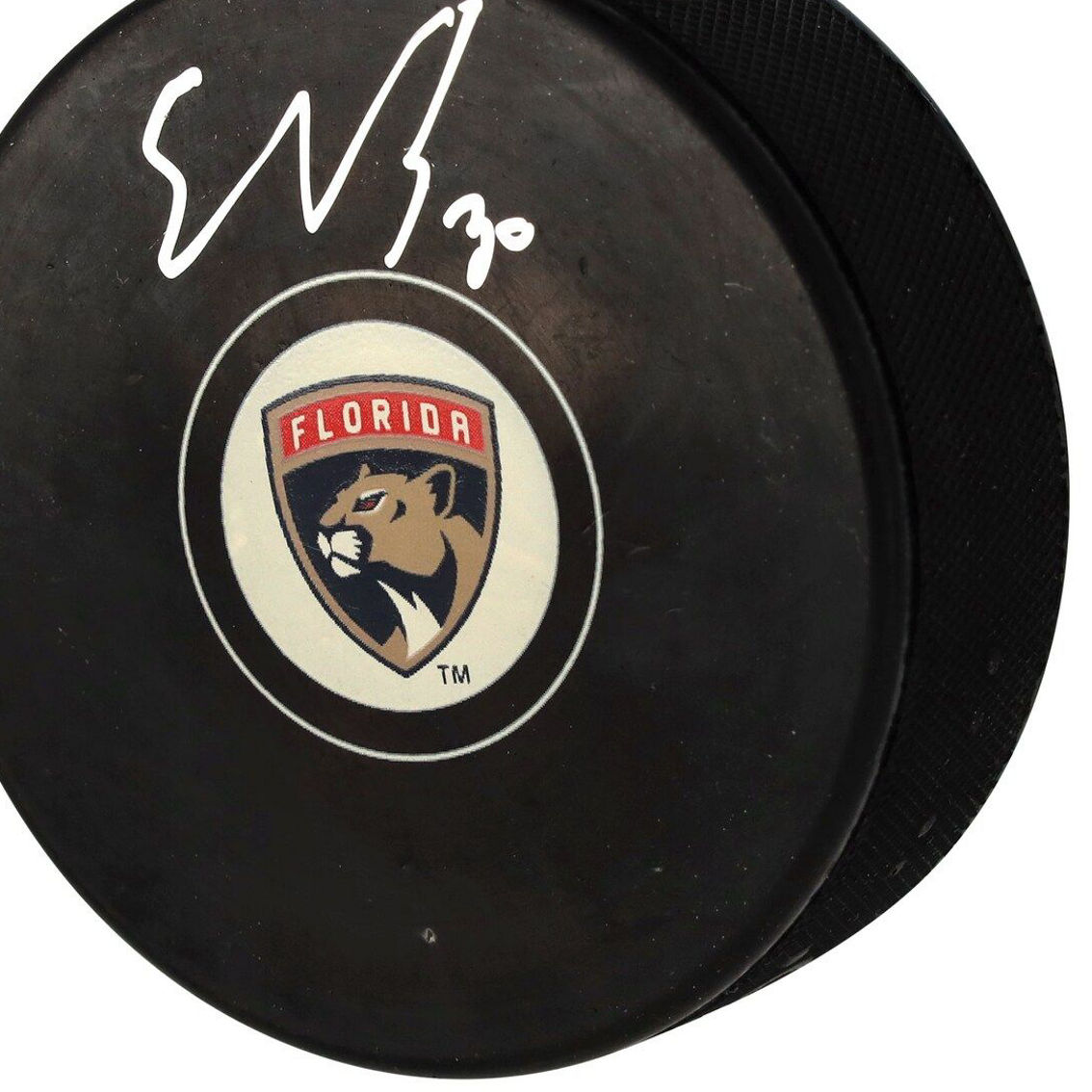 Fanatics Authentic Spencer Knight Florida Panthers Autographed Hockey Puck - Image 2 of 3