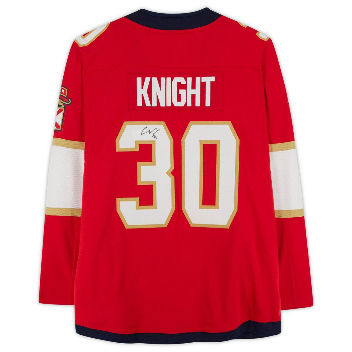 Fanatics Authentic Spencer Knight Red Florida Panthers Autographed Fanatics Breakaway Jersey - Image 3 of 4