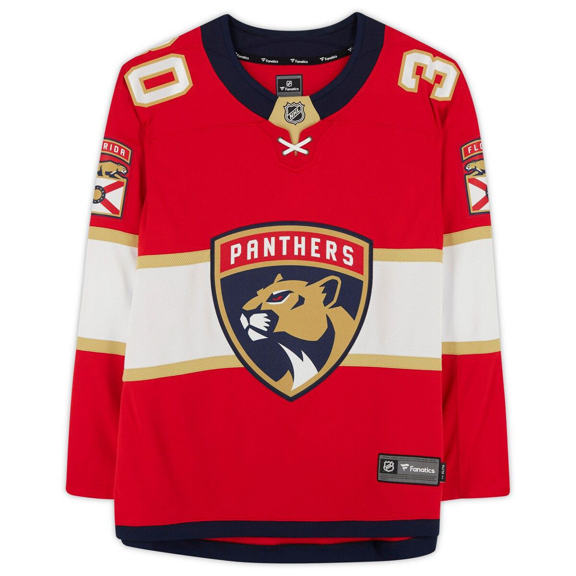 Fanatics Authentic Spencer Knight Red Florida Panthers Autographed Fanatics Breakaway Jersey - Image 4 of 4