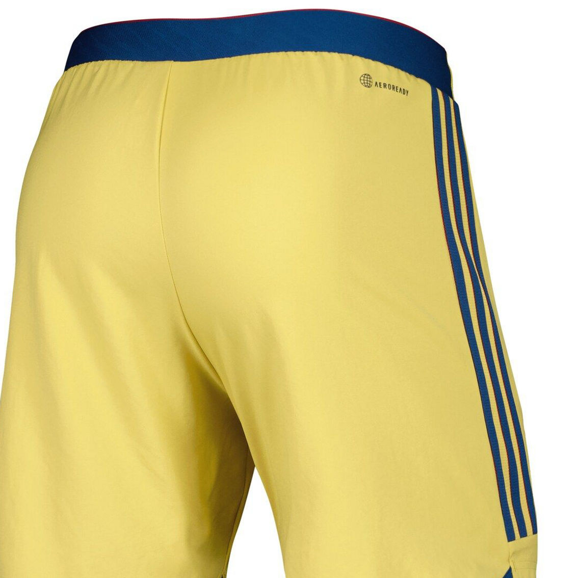 adidas Men's Gold Real Salt Lake 2023 Away AEROREADY Authentic Shorts - Image 4 of 4