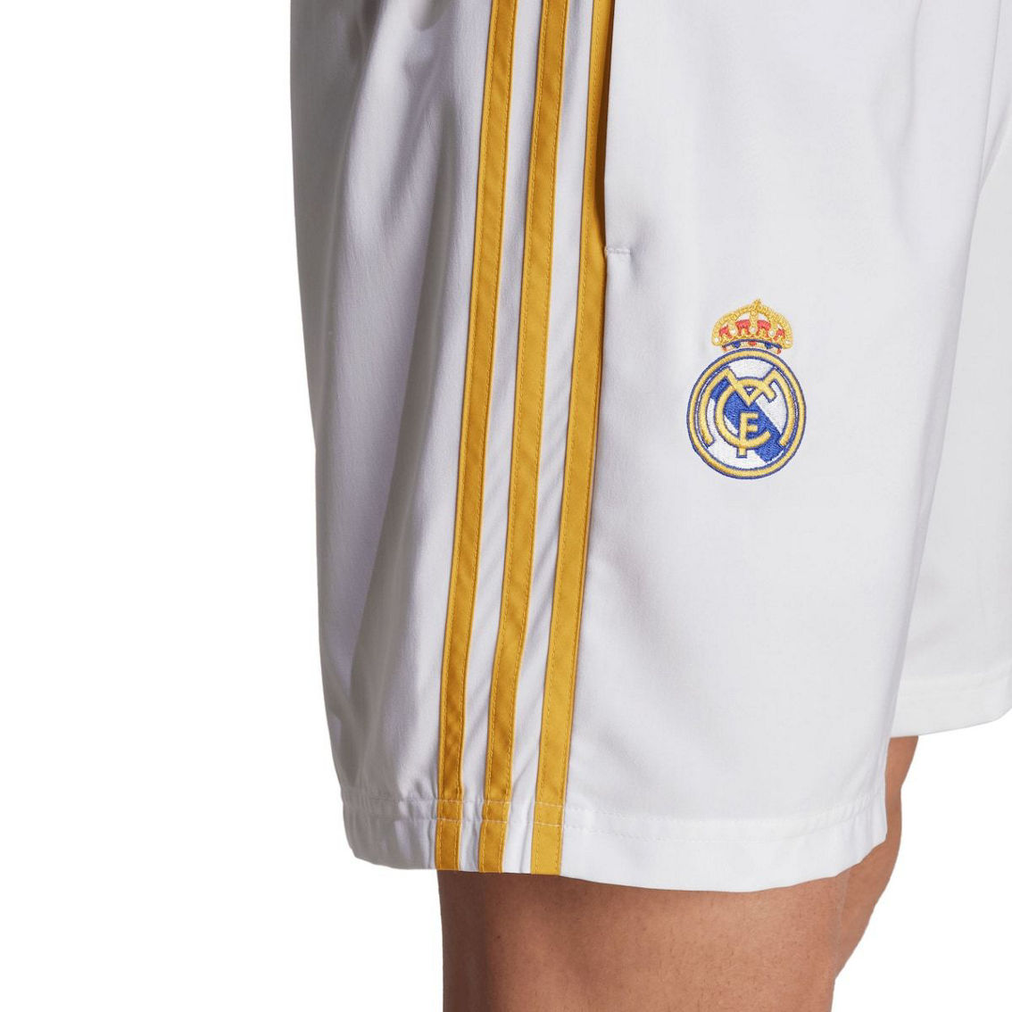 adidas Men's White Real Madrid DNA Shorts - Image 4 of 4