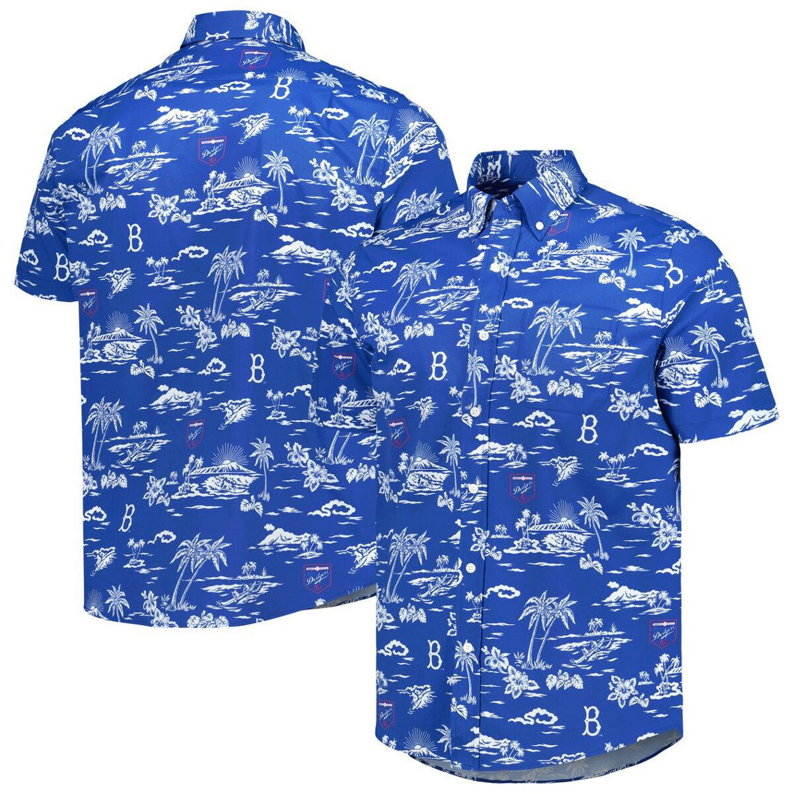 Reyn Spooner Men's Blue Los Angeles Dodgers Kekai Button-Down Shirt - Image 2 of 4