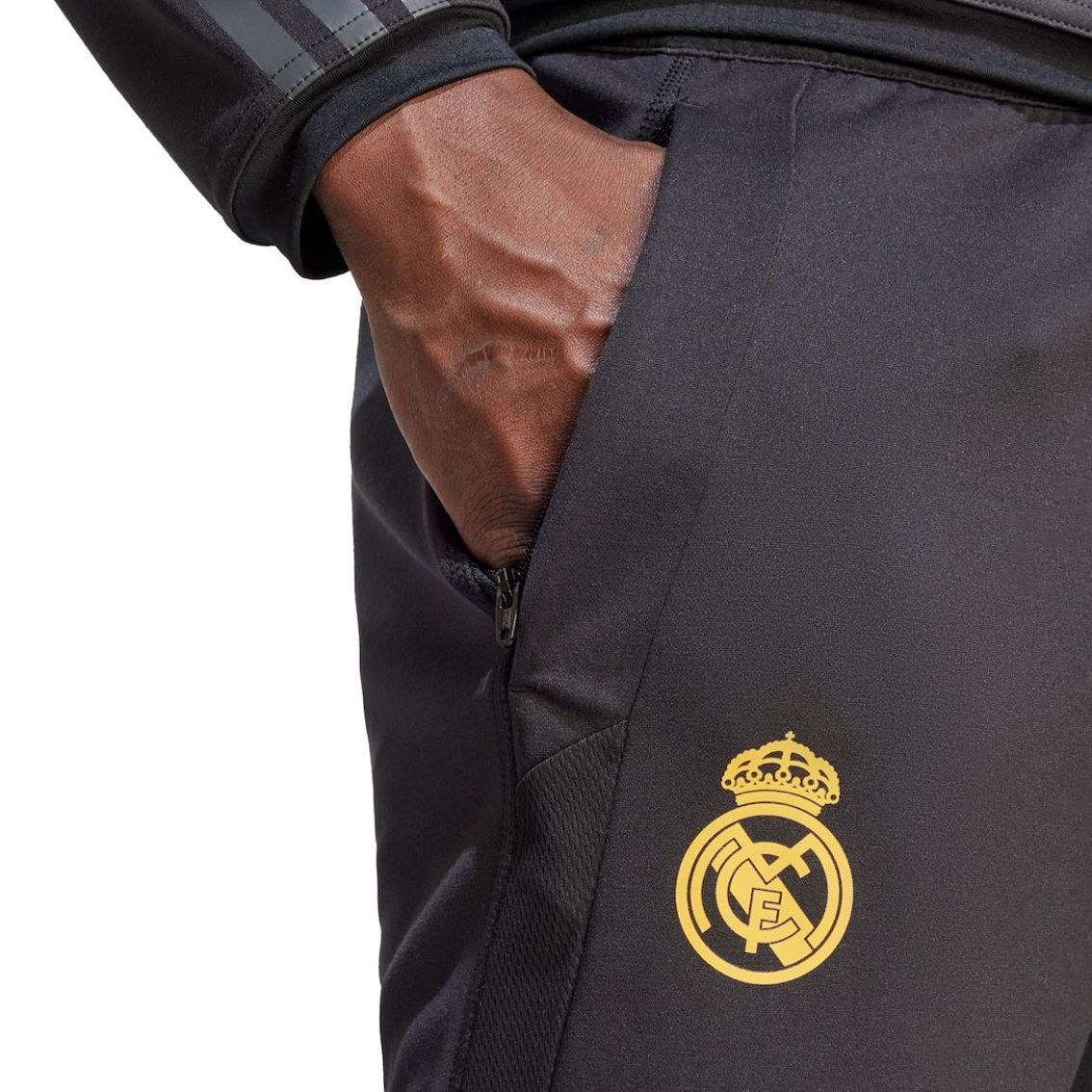 adidas Men's Black Real Madrid 2023/24 AEROREADY Training Pants - Image 4 of 4