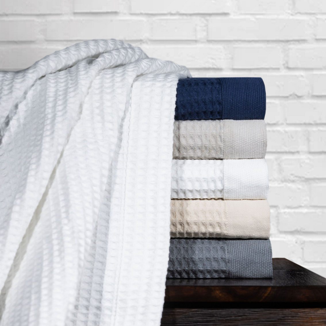 Pointehaven 300 GSM Long Staple Soft Cotton Hypoallergenic Waffle Weave Blanket - Image 2 of 4