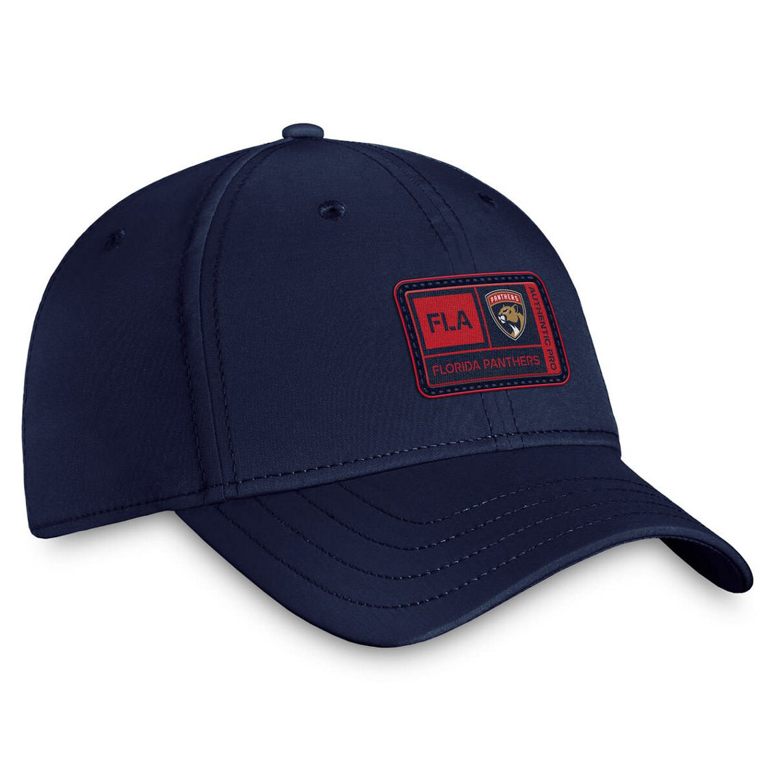 Fanatics Branded Men's Navy Florida Panthers Authentic Pro Training Camp Flex Hat - Image 4 of 4