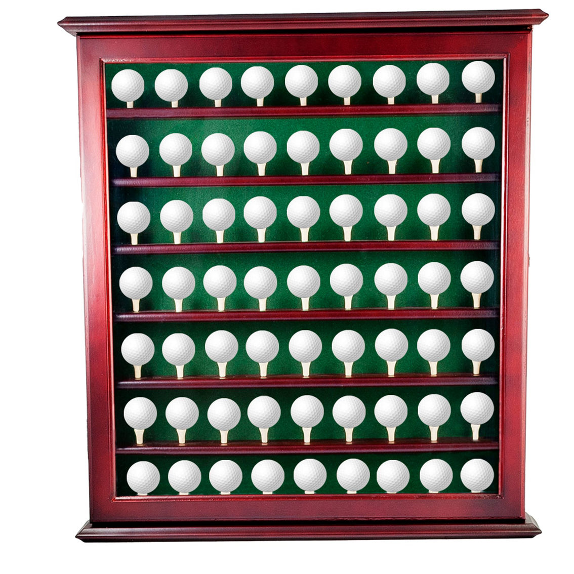 GOLF GIFTS & GALLERY MAH.63 BALL CABINET W/ACRYL DOOR - Image 4 of 5