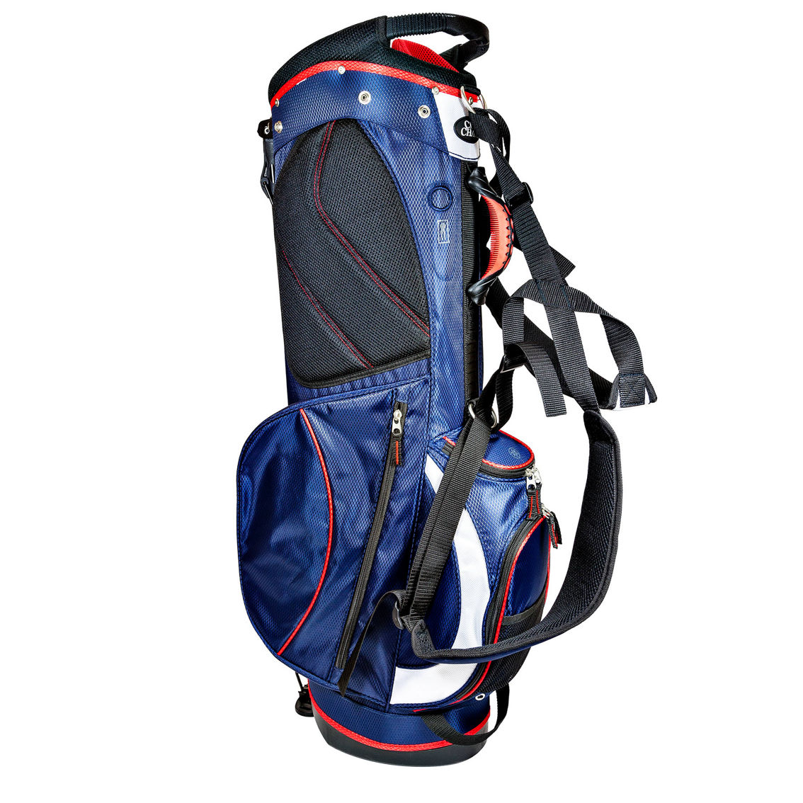 GOLF GIFTS & GALLERY CARRY STAND BAG RED/WHT/BLUE - Image 2 of 5