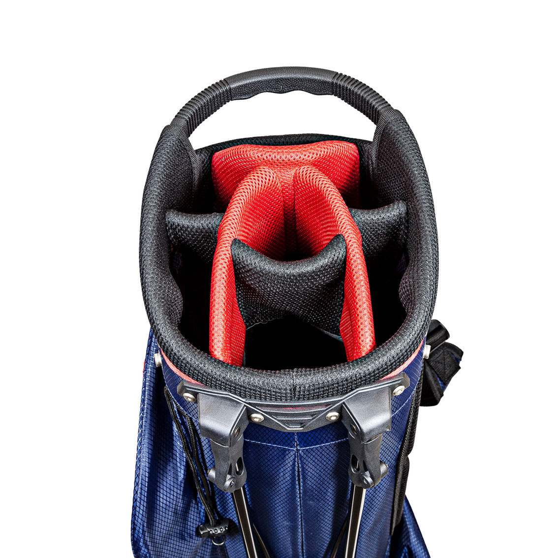 GOLF GIFTS & GALLERY CARRY STAND BAG RED/WHT/BLUE - Image 5 of 5