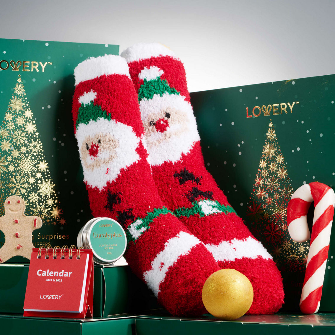 Lovery 8-Pc. Stocking Stuffers Christmas Calendar Bath & Body Gift Set - Image 4 of 5