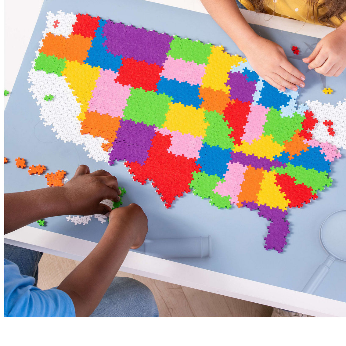 Plus-Plus Puzzle By Number - Map of the United States: 1400 Pcs - Image 5 of 5
