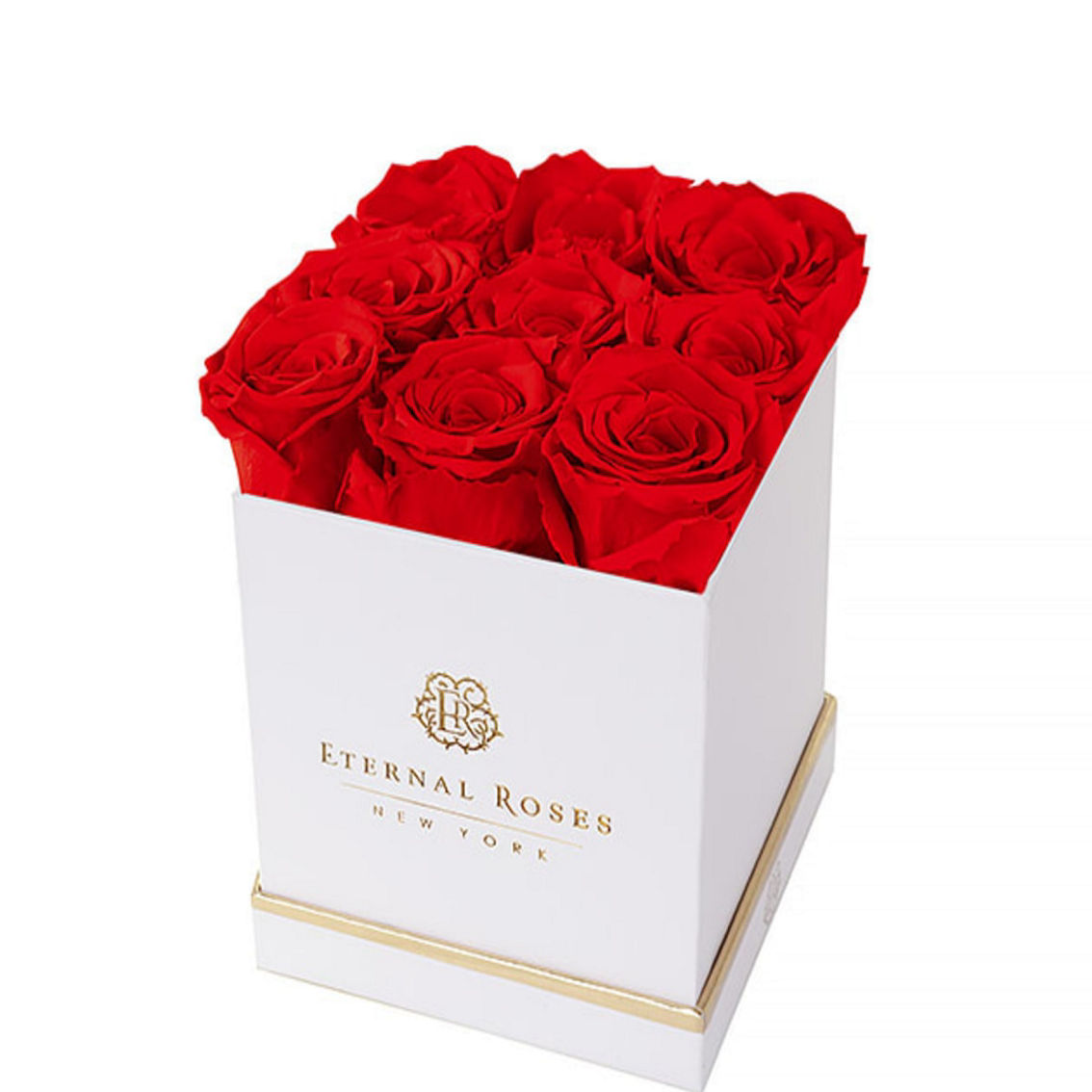 Eternal Roses Lennox 16 Rose Gift Box, White - Friendship Yellow - Image 2 of 2