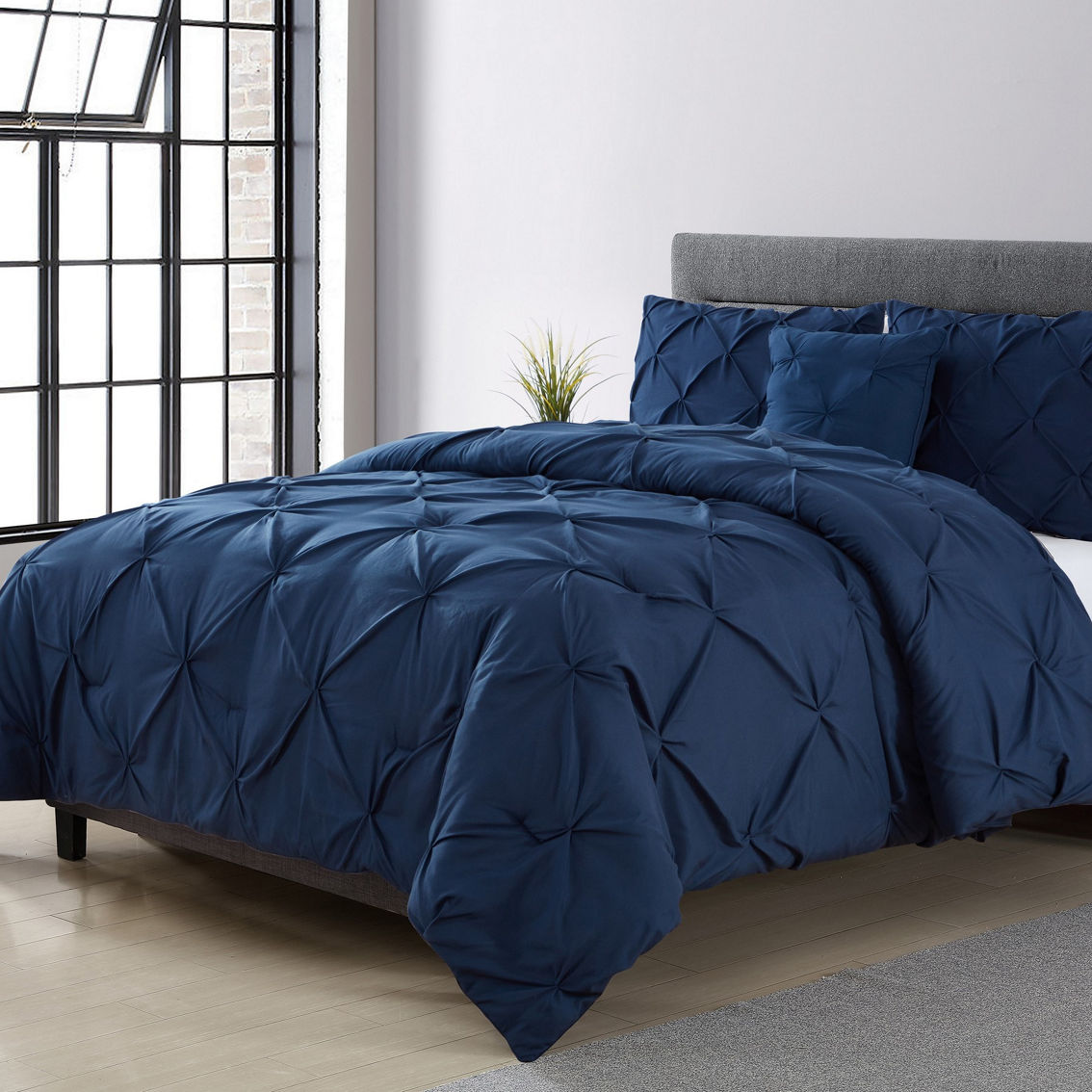 VCNY Home Carmen Pintuck Comforter Set - Image 2 of 5