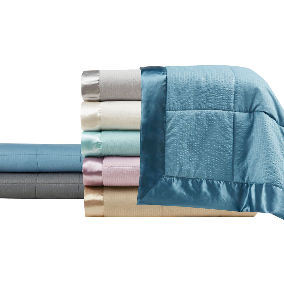 Madison Park Campbell Reversible HeiQ Smart Temperature Down Alternative Blanket - Image 5 of 5