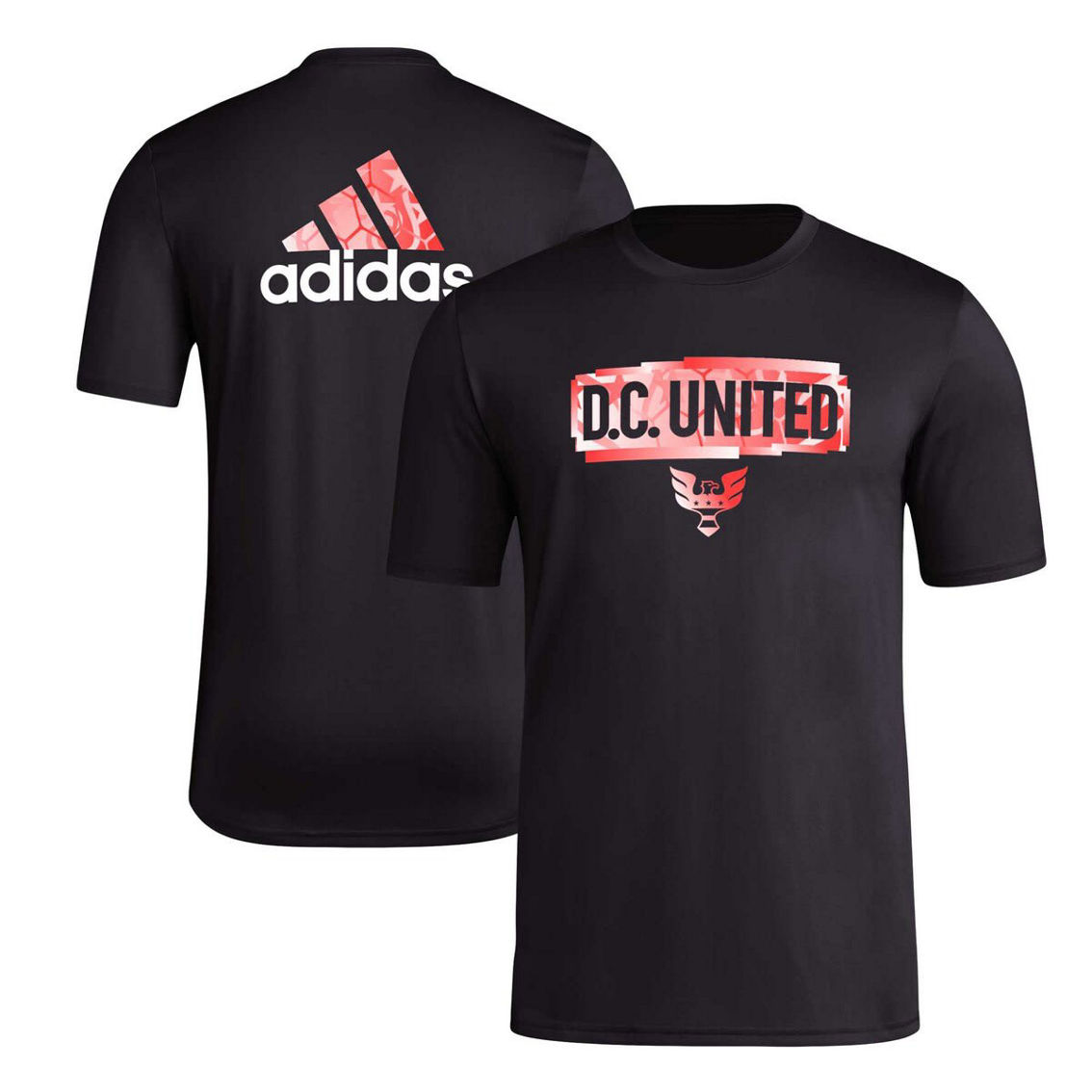 adidas Men's Black D.C. United Local Pop AEROREADY T-Shirt - Image 2 of 4