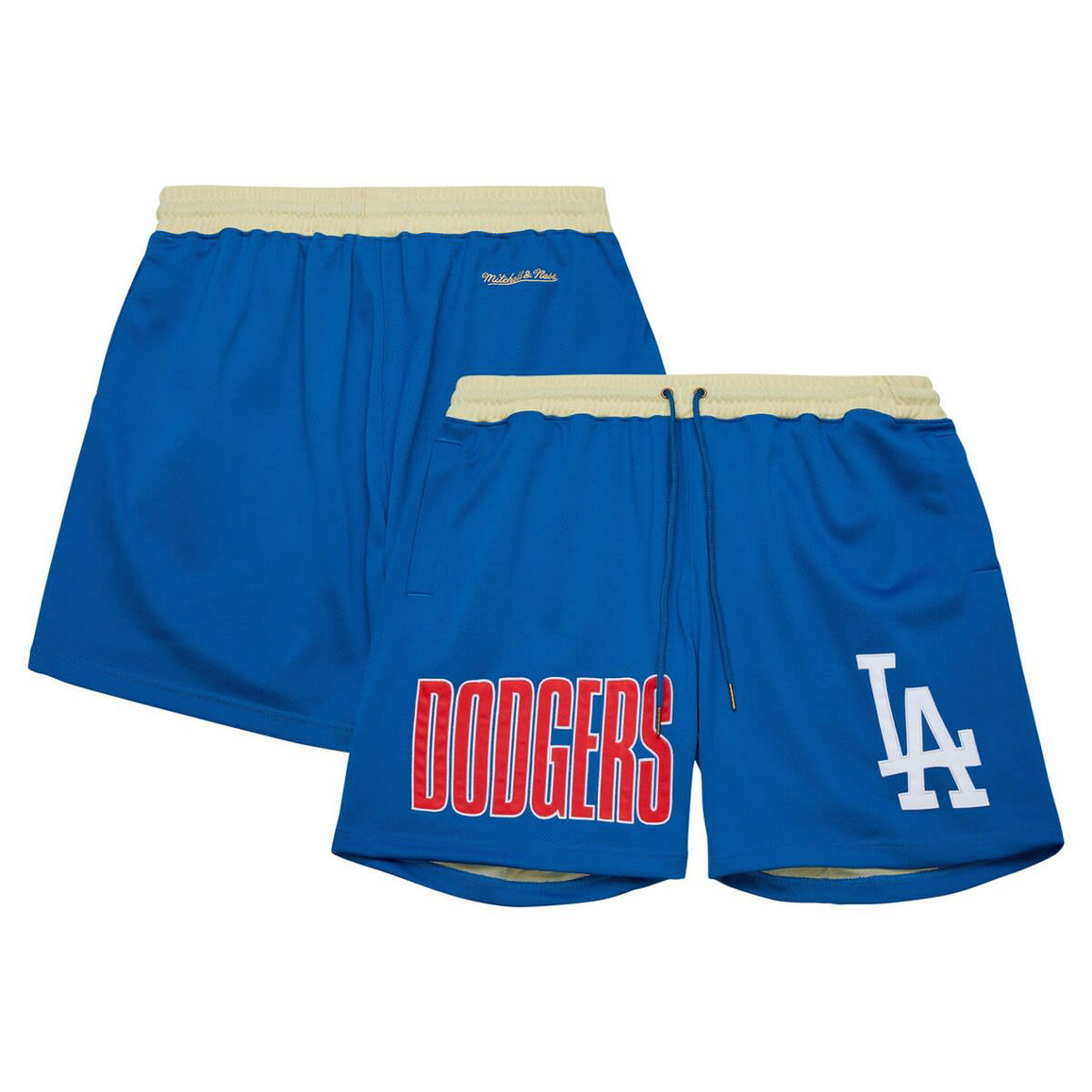 Mitchell & Ness Men's Royal Los Angeles Dodgers OG 2.0 Fashion Shorts - Image 2 of 4