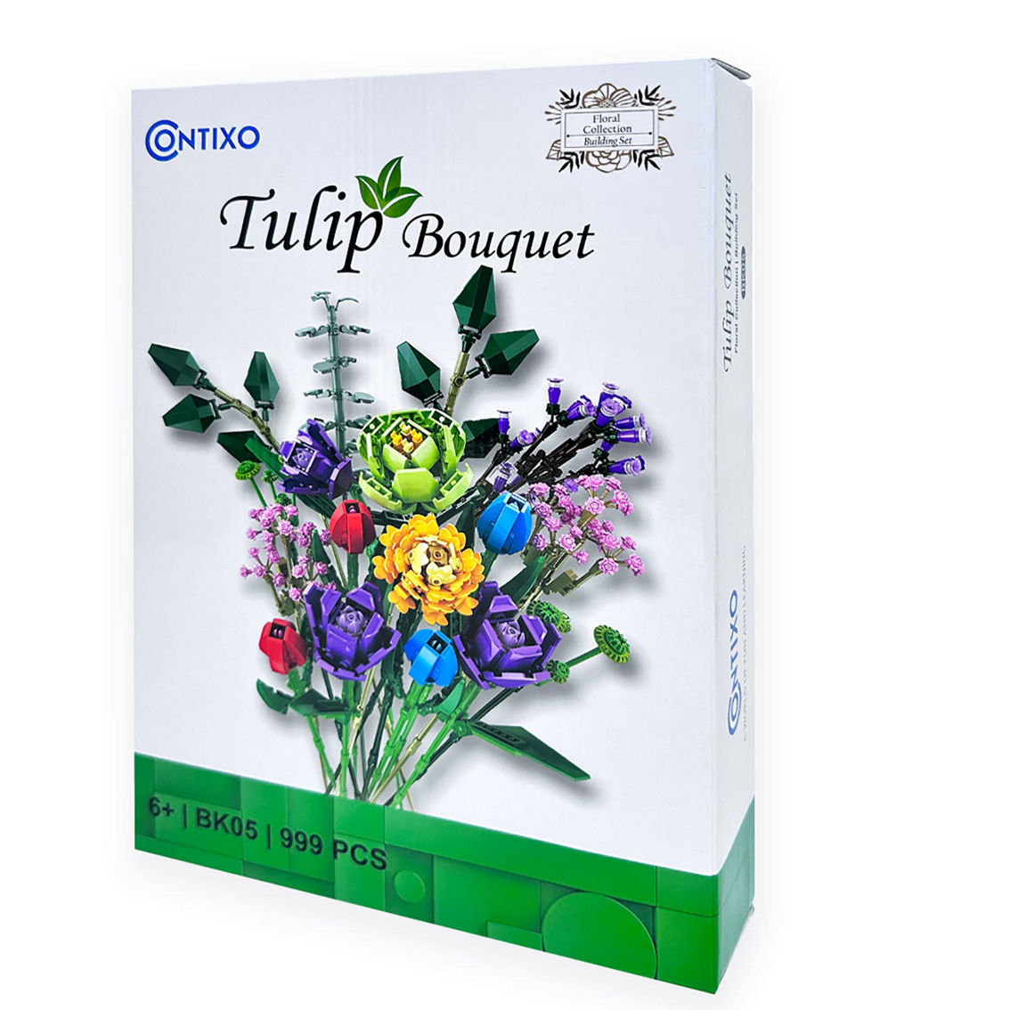 Contixo BK05 Tulip Bouquet Floral Collection Building Block Set - Image 2 of 5