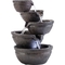 Alpine Tiering Bowls Fountain with White LED Lights - Image 2 of 6