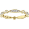 1/4 CT TW Diamond Stackable Anniversary Band in 10k Yellow Gold - Image 1 of 4