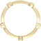1/4 CT TW Diamond Stackable Anniversary Band in 10k Yellow Gold - Image 3 of 4