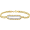Open Bar Rope Link Bracelet in 10k Two-Tone Gold - Image 1 of 3