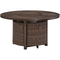 Signature Design by Ashley Paradise Trail Fire Pit Table with 4 Swivel Chairs - Image 3 of 6