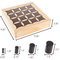 Hey! Play! Wooden Tabletop 3D Tic Tac Toe Board Game - Image 8 of 8