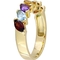 Yellow Gold Over Sterling Silver 1 3/4 CTW Multi Gemstone Anniversary Ring - Image 3 of 4