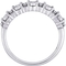 Diamore 10K White Gold 1/10 CTW Diamond Anniversary Band Size 7 - Image 3 of 4