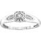 She Shines Sterling Silver 1/10 CTW Diamond Promise Fashion Ring - Image 1 of 4