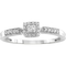 She Shines Sterling Silver 1/10 CTW Diamond Promise Fashion Ring - Image 1 of 3