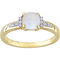 Sofia B. 10K Yellow Gold 1/2 CTW Opal and Diamond Accent Ring - Image 1 of 4