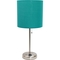 LimeLights 19.5 in. Stick Lamp with Charging Outlet and Fabric Shade - Image 1 of 3