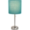 LimeLights 19.5 in. Stick Lamp with Charging Outlet and Fabric Shade - Image 2 of 3