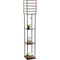 Lalia Home Metal Etagere 60 in. Floor Lamp with Storage Shelves - Image 3 of 7