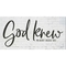 Courtside Market God Knows Canvas Wall Art - Image 1 of 2