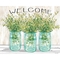 Courtside Market Welcome Canvas Wall Art - Image 1 of 2