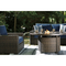 Signature Design by Ashley Grasson Lane Lounge Chairs, Loveseat, Firepit Table Set - Image 2 of 8