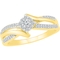 10K Gold 1/5 CTW Diamond Promise Ring - Image 2 of 2